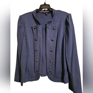 Tommy Hilfiger Navy Double-Breasted Blazer, SZ XL